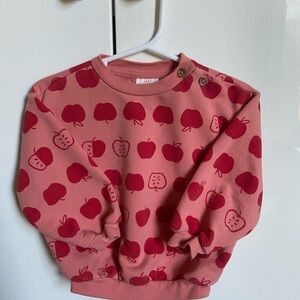 Kids Apple Print Sweatshirt